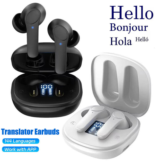 Translator Earbuds 144 Languages Real Time Online Offline Translation Earphones