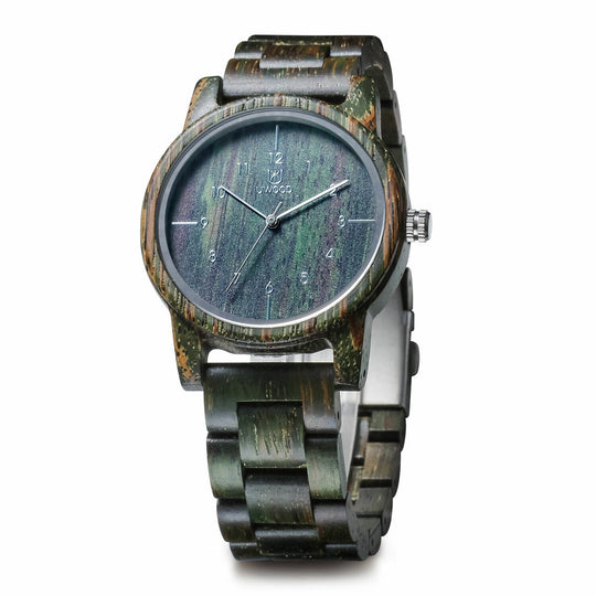 UWOOD Stabilized Wood Mens Wood Watch Wooden Watch Relogio Masculino Xmas Gift