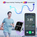 Smart Watch for Men Women, Fitness Tracker Screen Smartwatch Fitness Watch, Sleep Monitor, Pedometer, IP67 Waterproof Activity Tracker for Android Ios, Purple