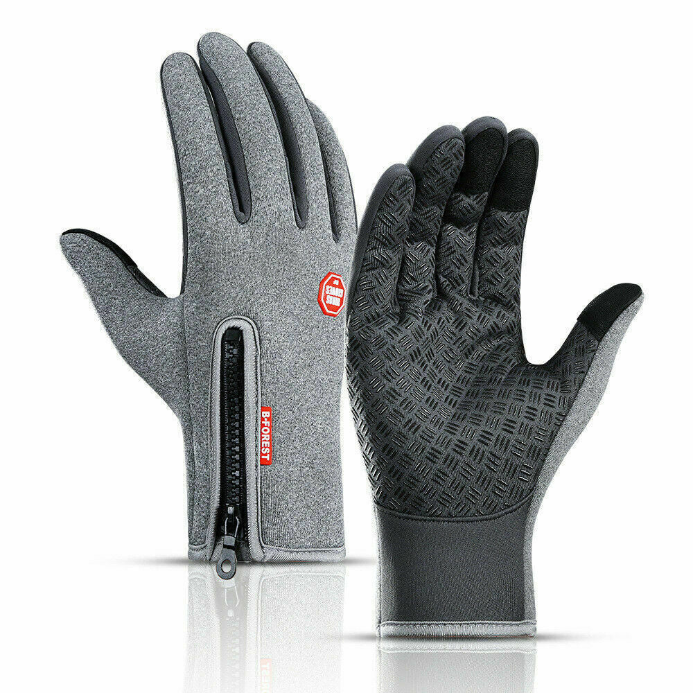 Women Men Winter Thermal Windproof Waterproof Touch Screen Warm Gloves Mittens