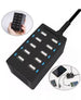 AX-TPCS 12A 60W 10 Port USB Charger