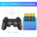 2024 NEW Retro Game Console, Nostalgia Stick Game,Retro Game Stick,Plug and Play Video Game Stick Built in 20000+ Games, High Quality Output, 9 Classic Emulators, Dual 2.4G Wireless Controllers-64G