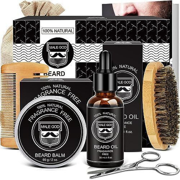 MALE GOD Mens Christmas Gifts, Stocking Stuffers for Men, Beard Kit Gifts Set,