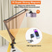 Metal Magic Arm Magnetic Phone Holder Tablet Stand Bed Desk Mount Support for Ipad Android Iphone Smartphone Holder