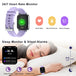 Smart Watch for Men Women, Fitness Tracker Screen Smartwatch Fitness Watch, Sleep Monitor, Pedometer, IP67 Waterproof Activity Tracker for Android Ios, Purple