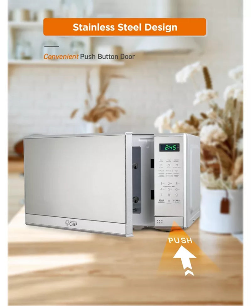 0.7 Cu. Ft. Counter Top Microwave,Stainless Steel